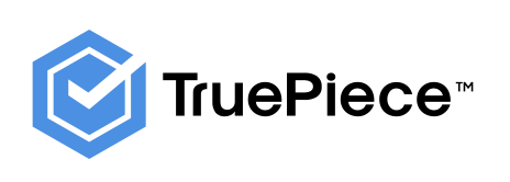 TruePiece™ – The Ultimate Watch Buying Protection logo in blue and black.