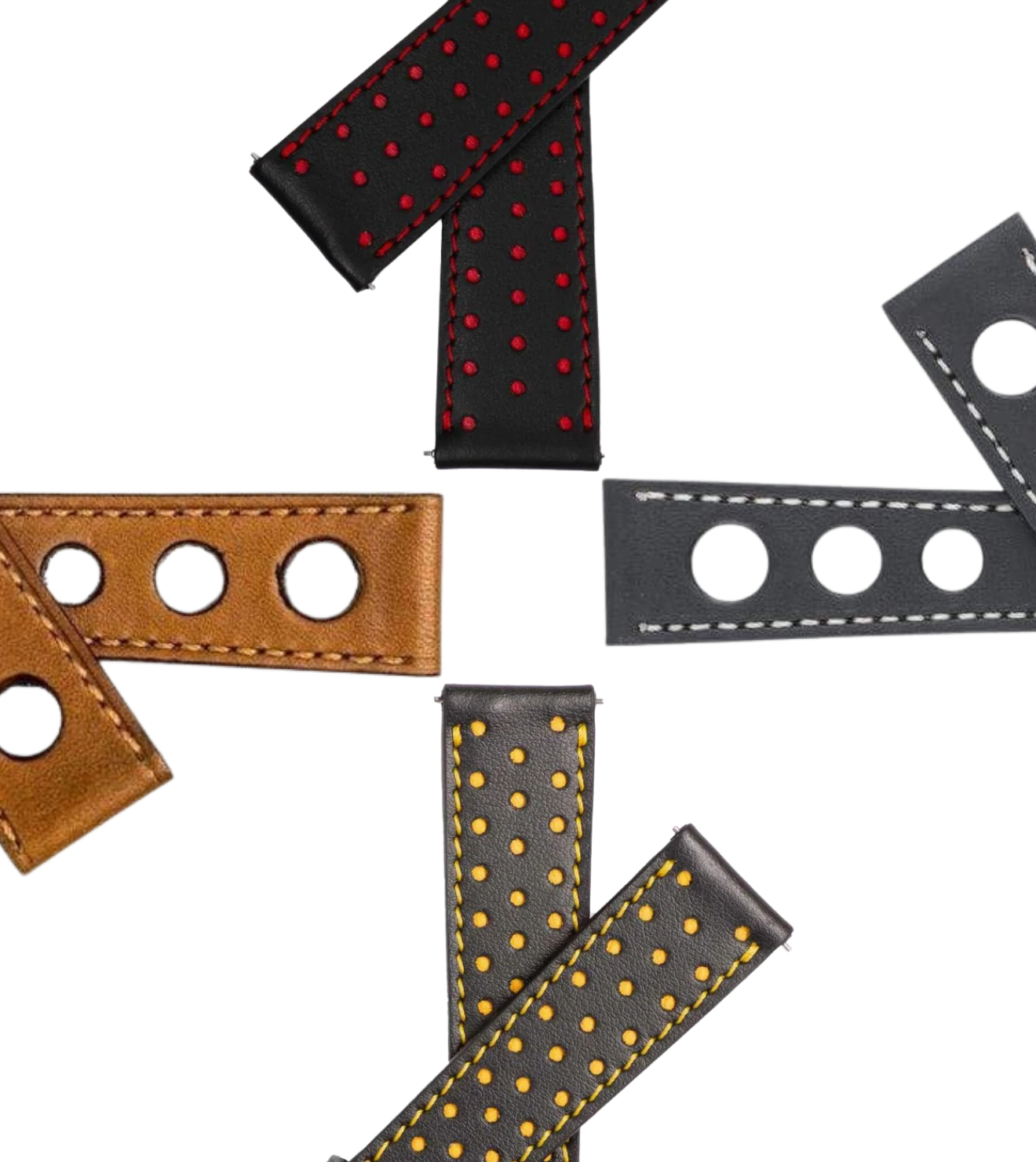 Driver Racing Leather Watch Straps