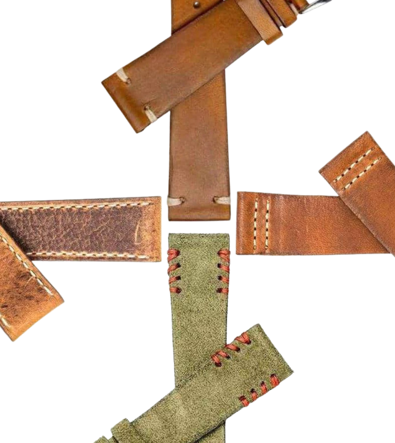 vintage leather watch straps are handcrafted in Italy from carefully selected leather chosen for its natural texture and character. These straps are designed to complement both vintage and modern watches