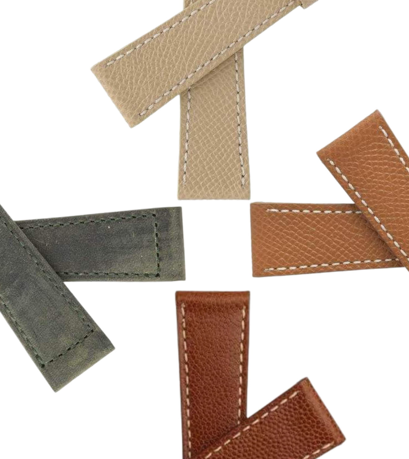 full range of leather watch straps, crafted from premium Italian leather and designed for comfort, durability, and timeless style. Each strap is made to enhance the look and feel of your watch with a refined finish.