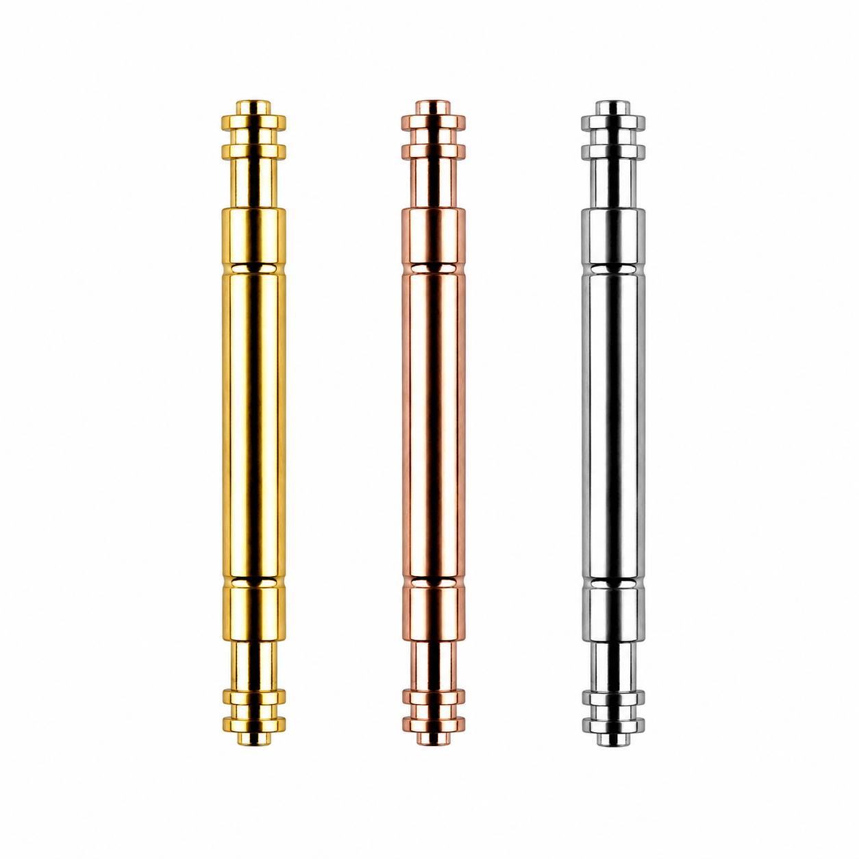 Modern Rolex Buckle Clasp Spring Bar For Jubilee and Oyster Band Bracelets - Pair
