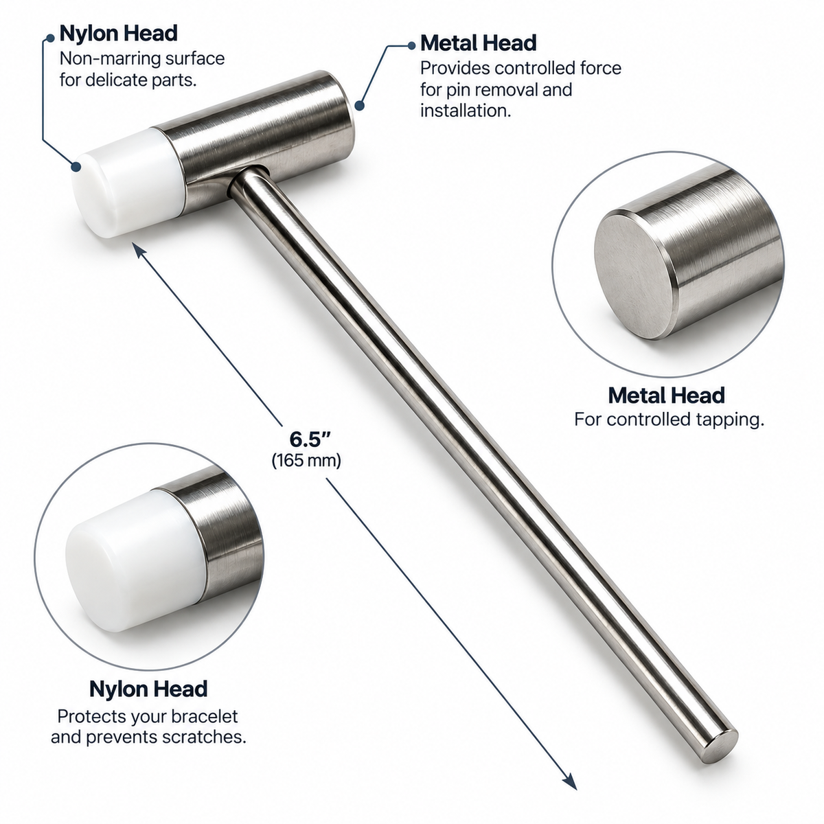 Watch Bracelet Rivet Pin Removal & Installation Set
