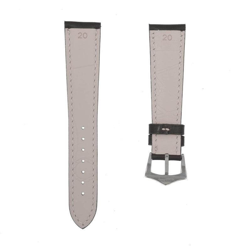 Black Roano Leather Watch Strap - Leather strap- Milano Straps