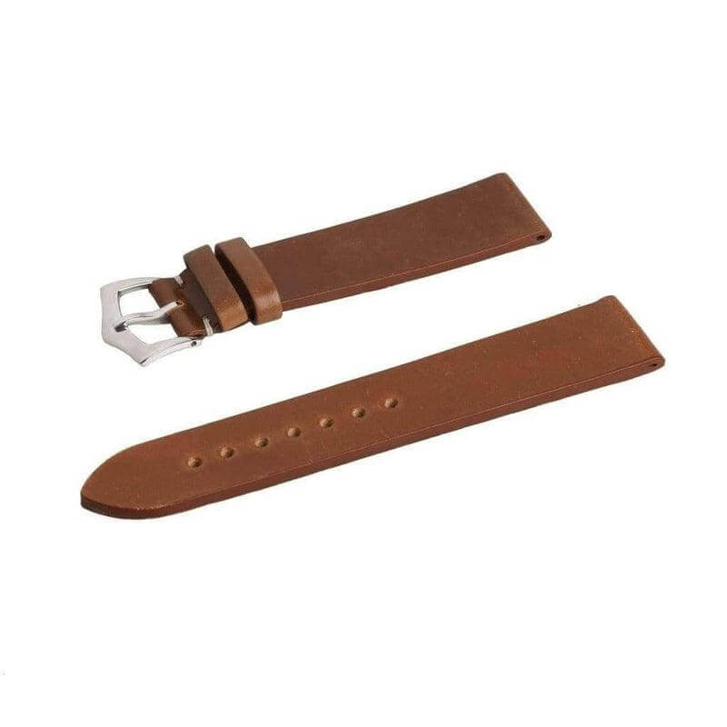 Brown Cordovan Leather No Stitches Watch Strap - Leather strap- Milano Straps