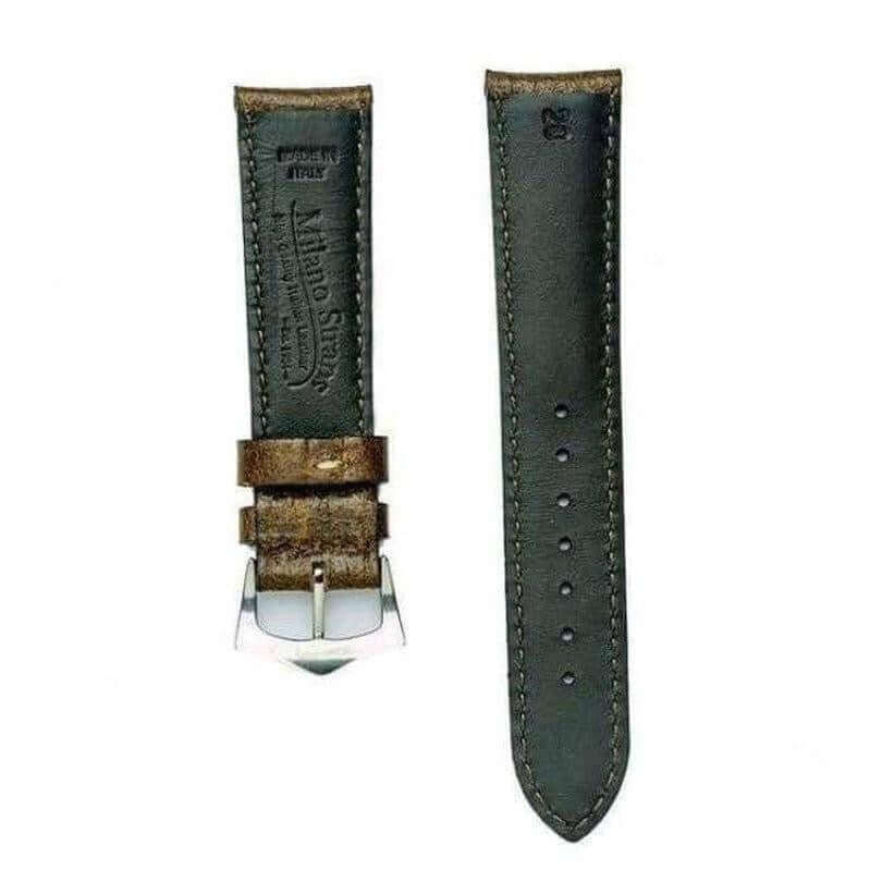Brown Leather Watch Strap - Leather strap- Milano Straps
