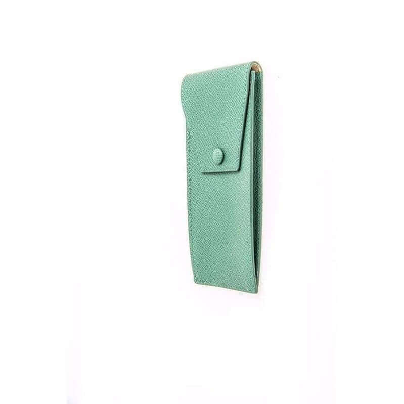 Casati Milano Green Epsom Leather Pochette - Pochette- Milano Straps