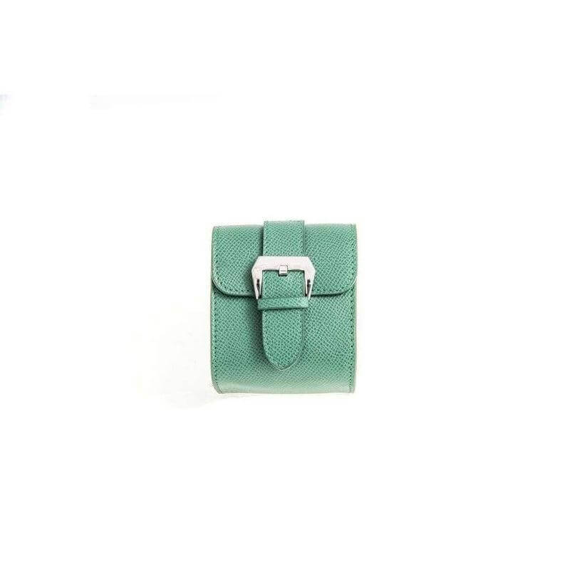 Casati Milano Travel Case Rectangular Epsom Leather Green color - Travel Case- Milano Straps