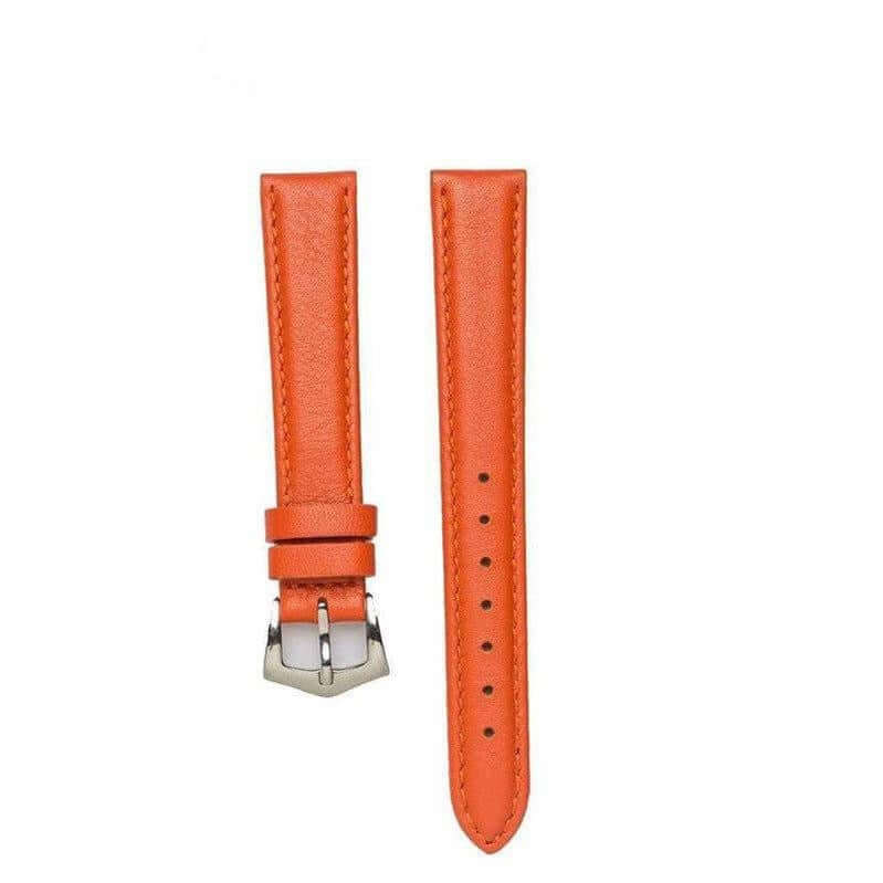 Coral Nappa Leather Watch Strap - Leather strap- Milano Straps