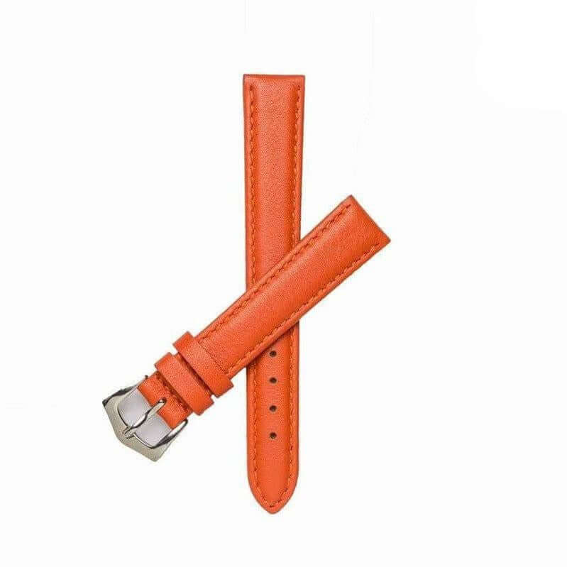 Coral Nappa Leather Watch Strap - Leather strap- Milano Straps