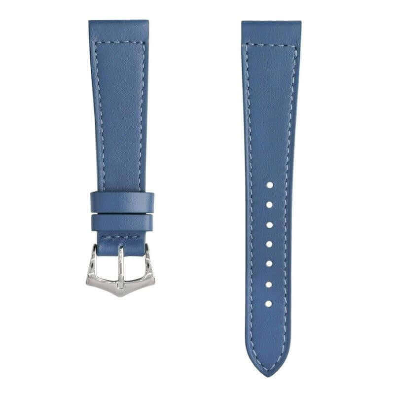 Denim Calfskin Leather Watch Strap - Leather strap- Milano Straps