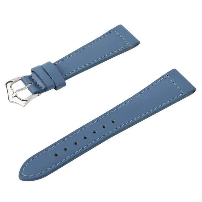 Denim Calfskin Leather Watch Strap - Leather strap- Milano Straps