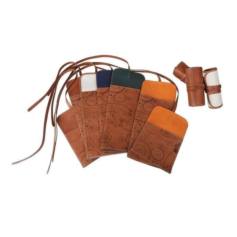 Leather Watch Roll 6 Watches - Watch Rolls- Milano Straps