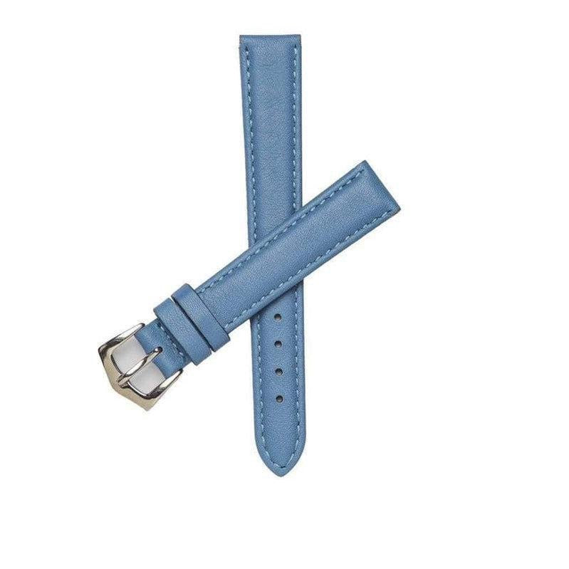 Light Blue Nappa Leather Strap - Leather strap- Milano Straps