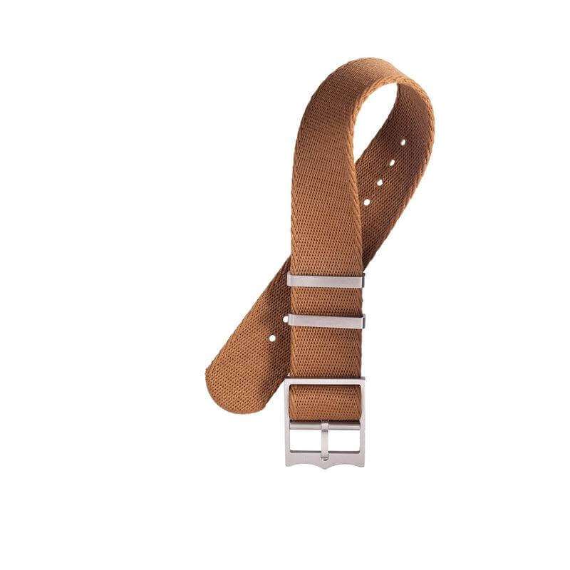 Eco-Friendly Nylon Military Watch Strap Kaki- Tudor Watch Style - Recycled Military Watch Straps- Milano Straps