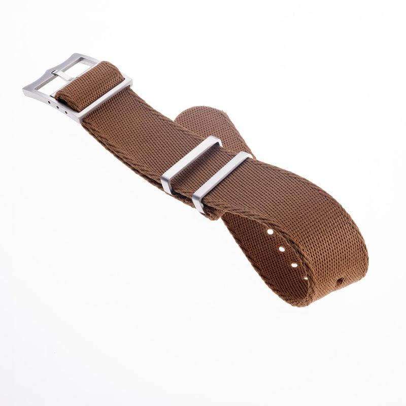 Eco-Friendly Nylon Military Watch Strap Kaki- Tudor Watch Style - Recycled Military Watch Straps- Milano Straps