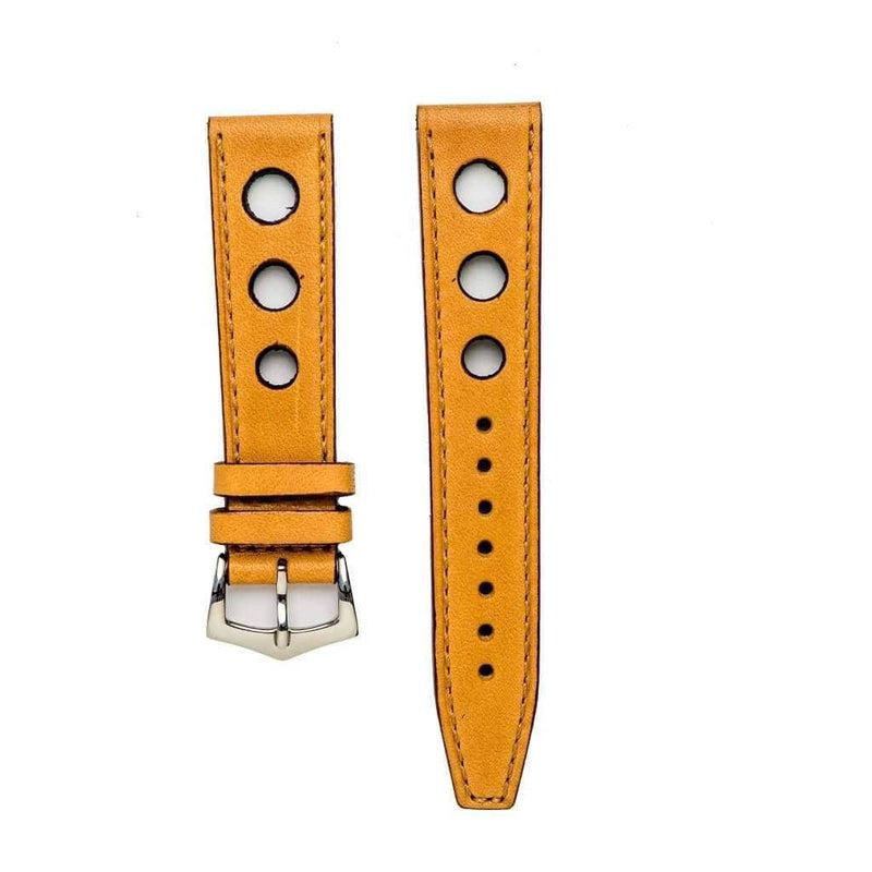 Natural "Rally" Leather Watch Strap - Leather strap- Milano Straps