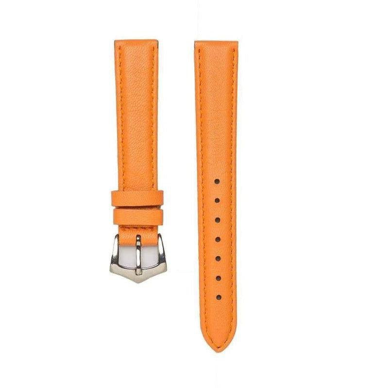 Orange Nappa Leather Strap - Leather strap- Milano Straps