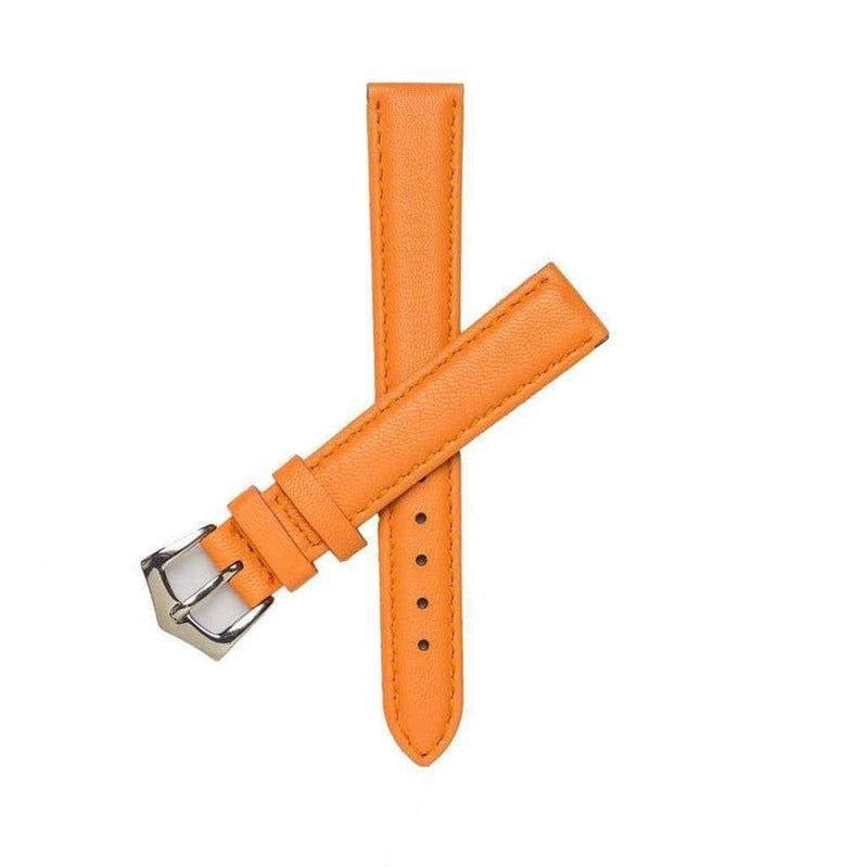 Orange Nappa Leather Strap - Leather strap- Milano Straps