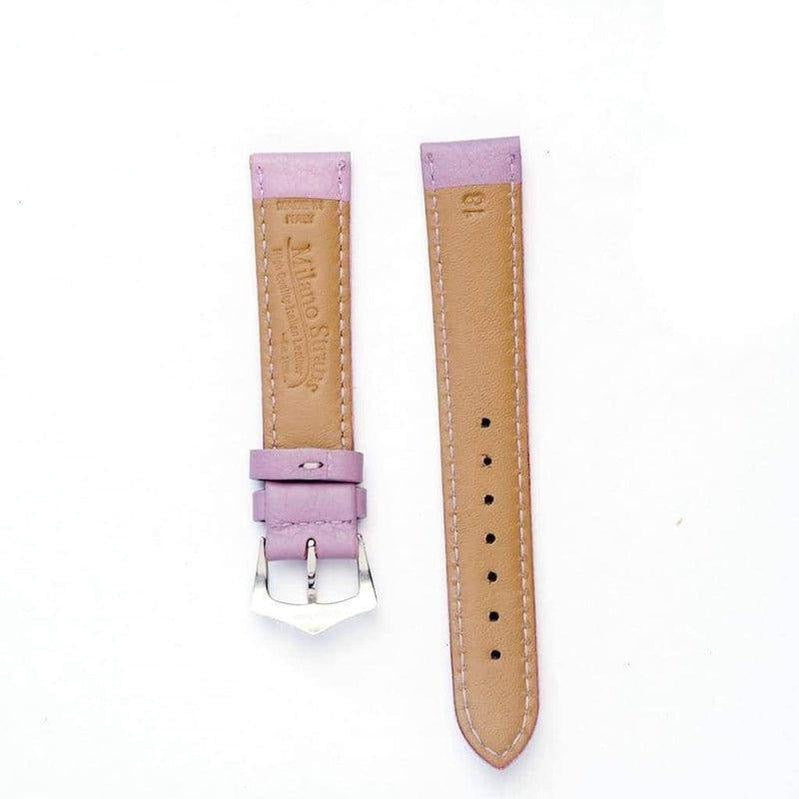 Pink Nappa Leather Strap - Leather strap- Milano Straps