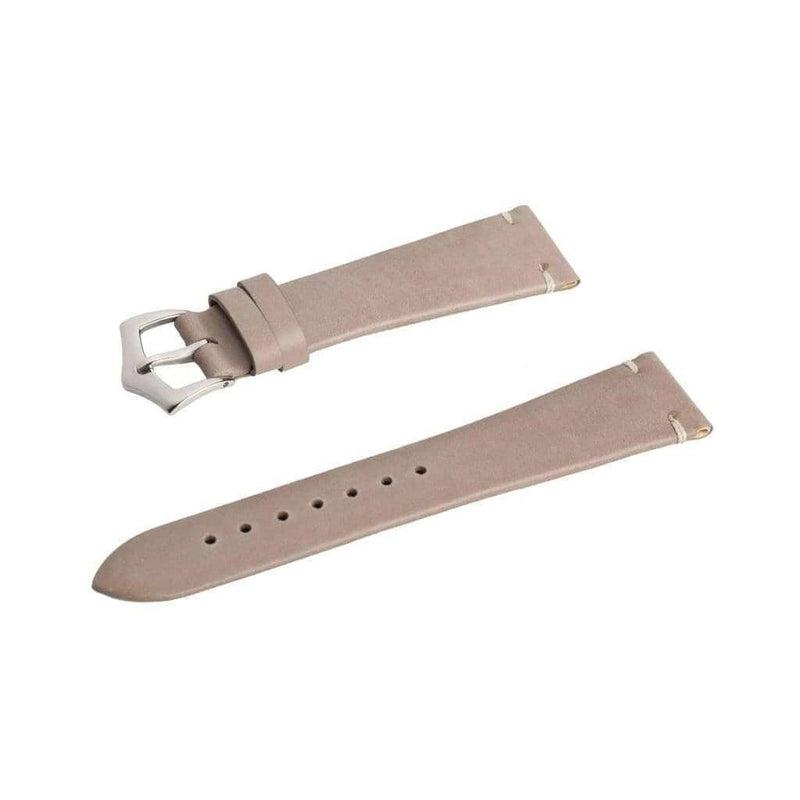 Taupe Calfskin Leather Vintage Watch Strap - Leather strap- Milano Straps