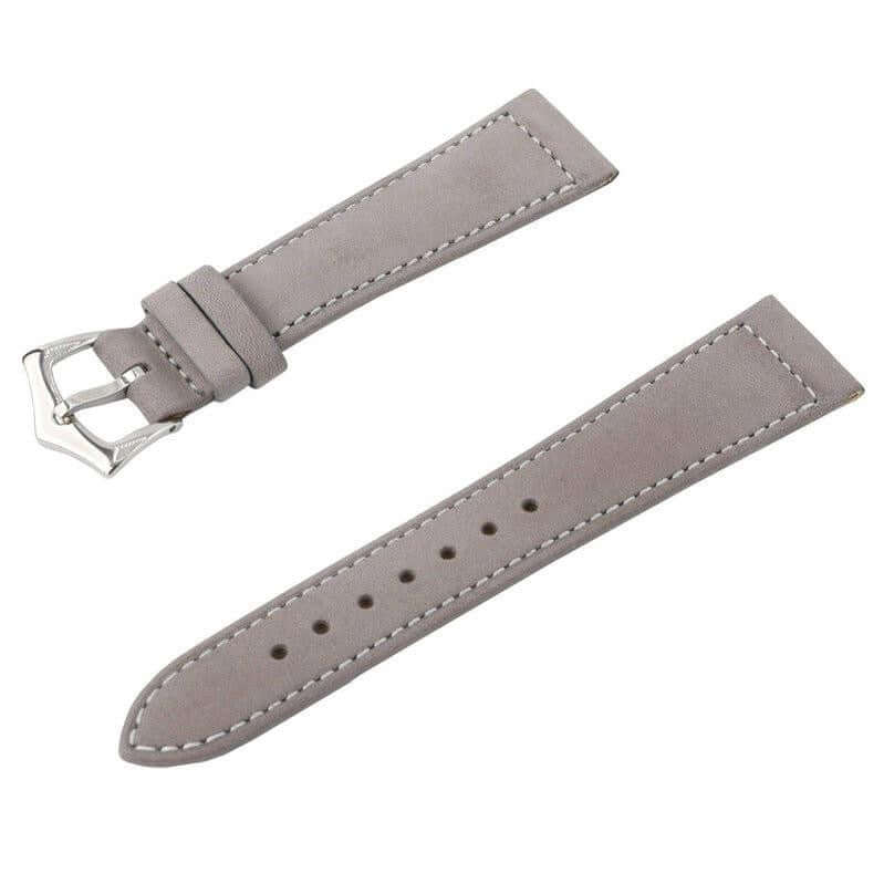Taupe Nabuck Leather Watch Strap - Leather strap- Milano Straps