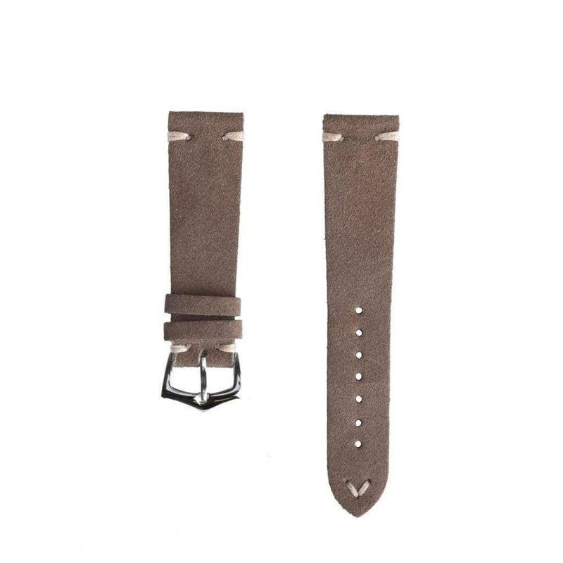 Taupe Vintage Leather Watch Strap - Leather strap- Milano Straps