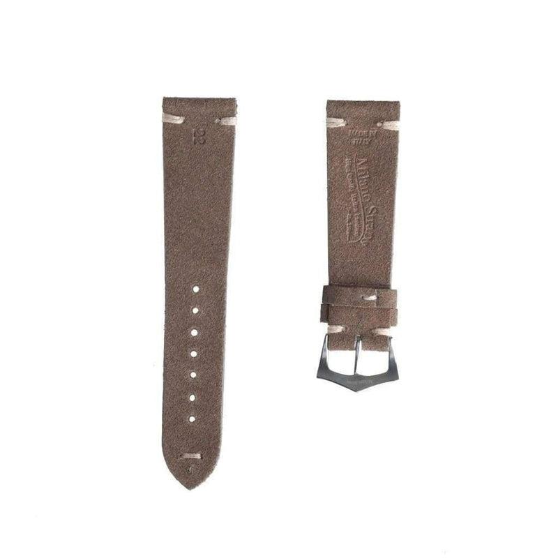 Taupe Vintage Leather Watch Strap - Leather strap- Milano Straps
