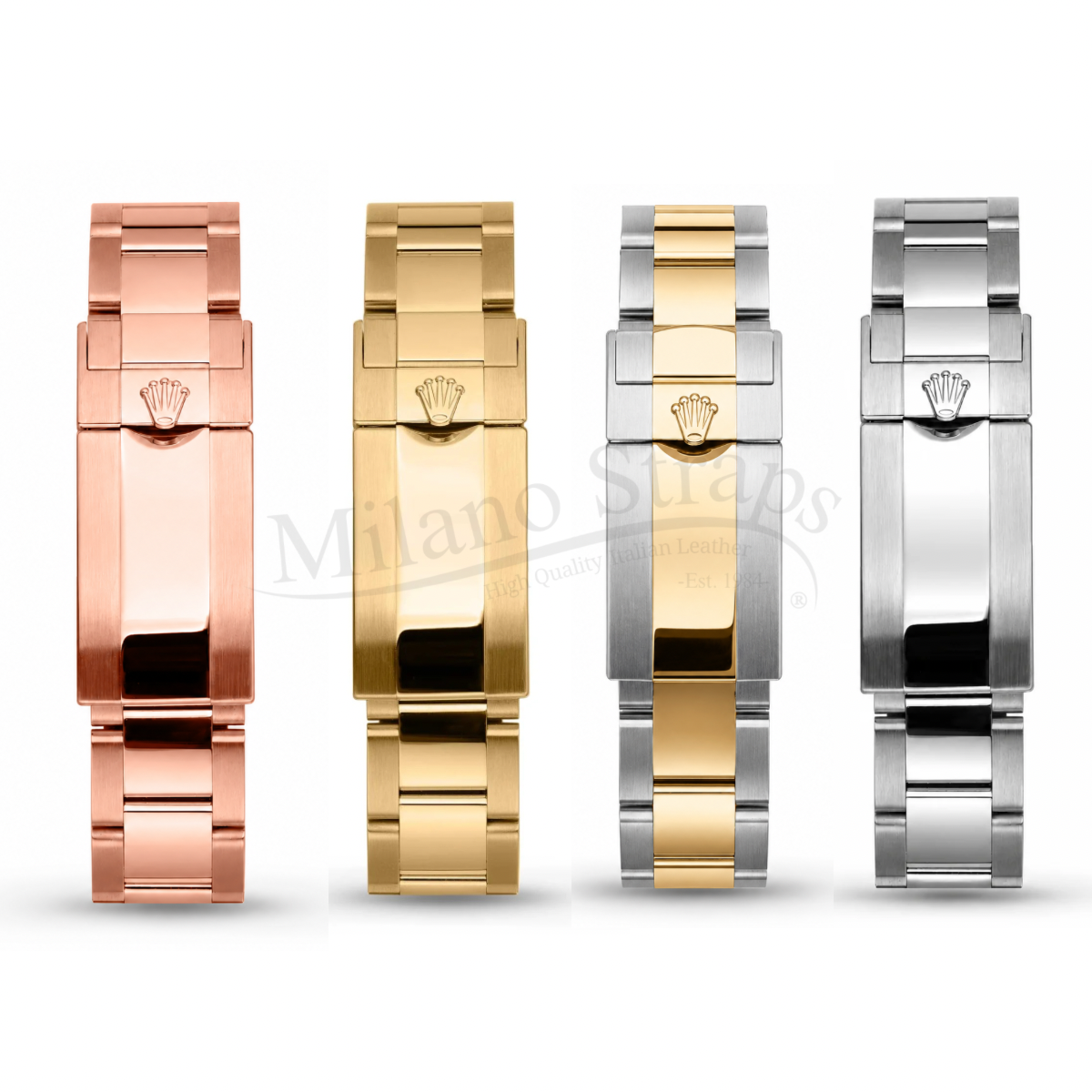 Modern Rolex Buckle Clasp Spring Bar For Jubilee and Oyster Band Bracelets - Pair