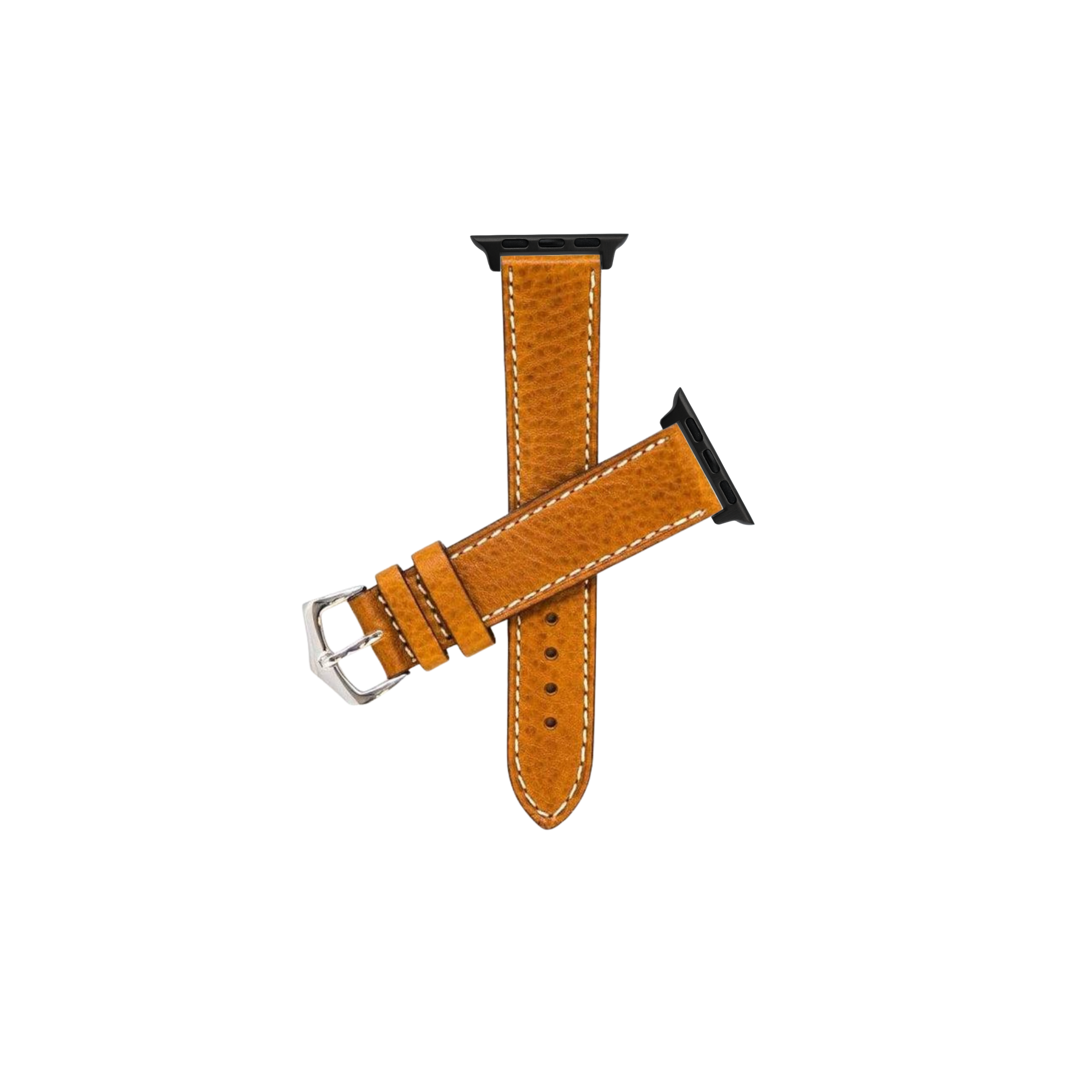 Apple Watch Cognac Italian Leather Strap