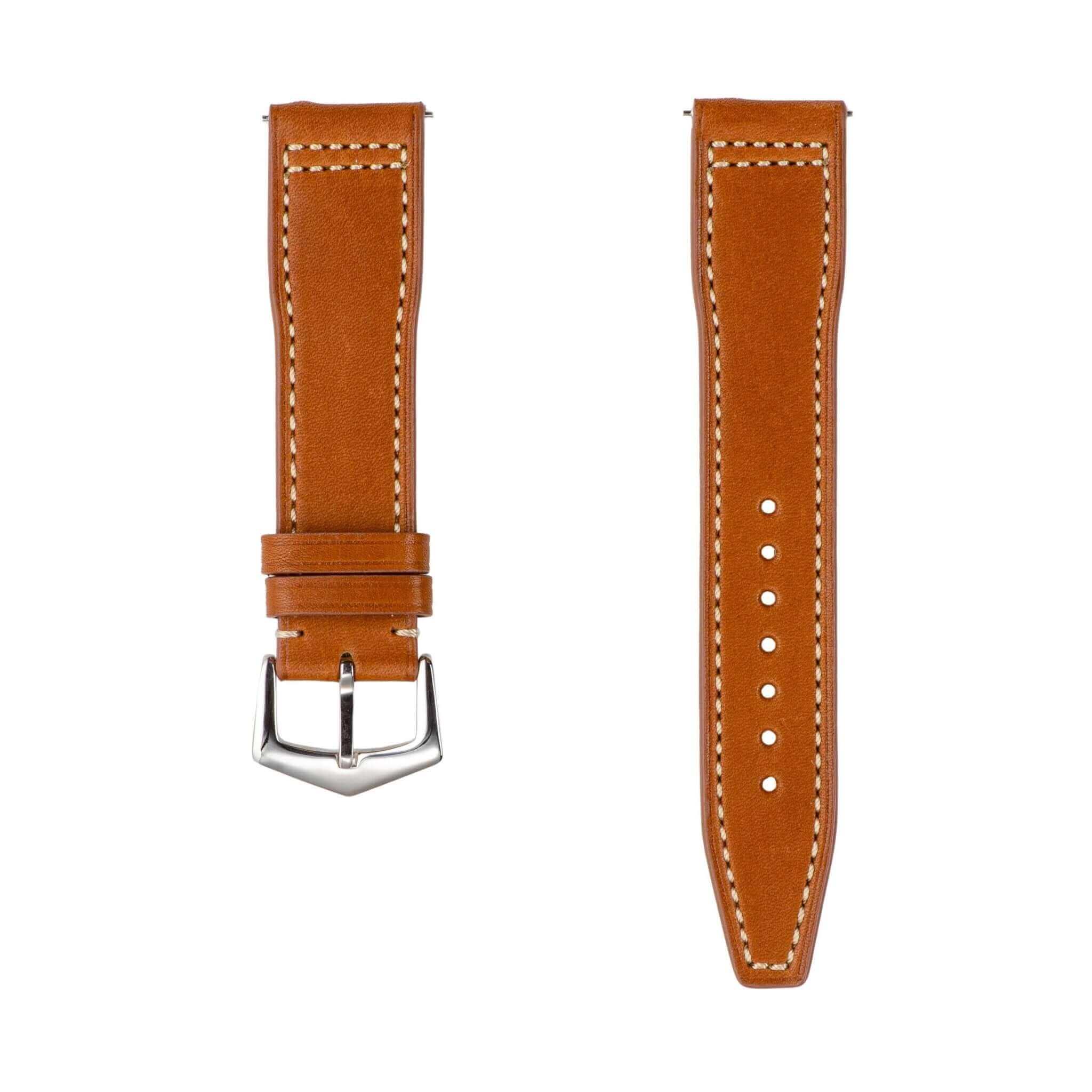 Best Brown Novonappa IWC Pilot Style - watch Band- Milano Straps