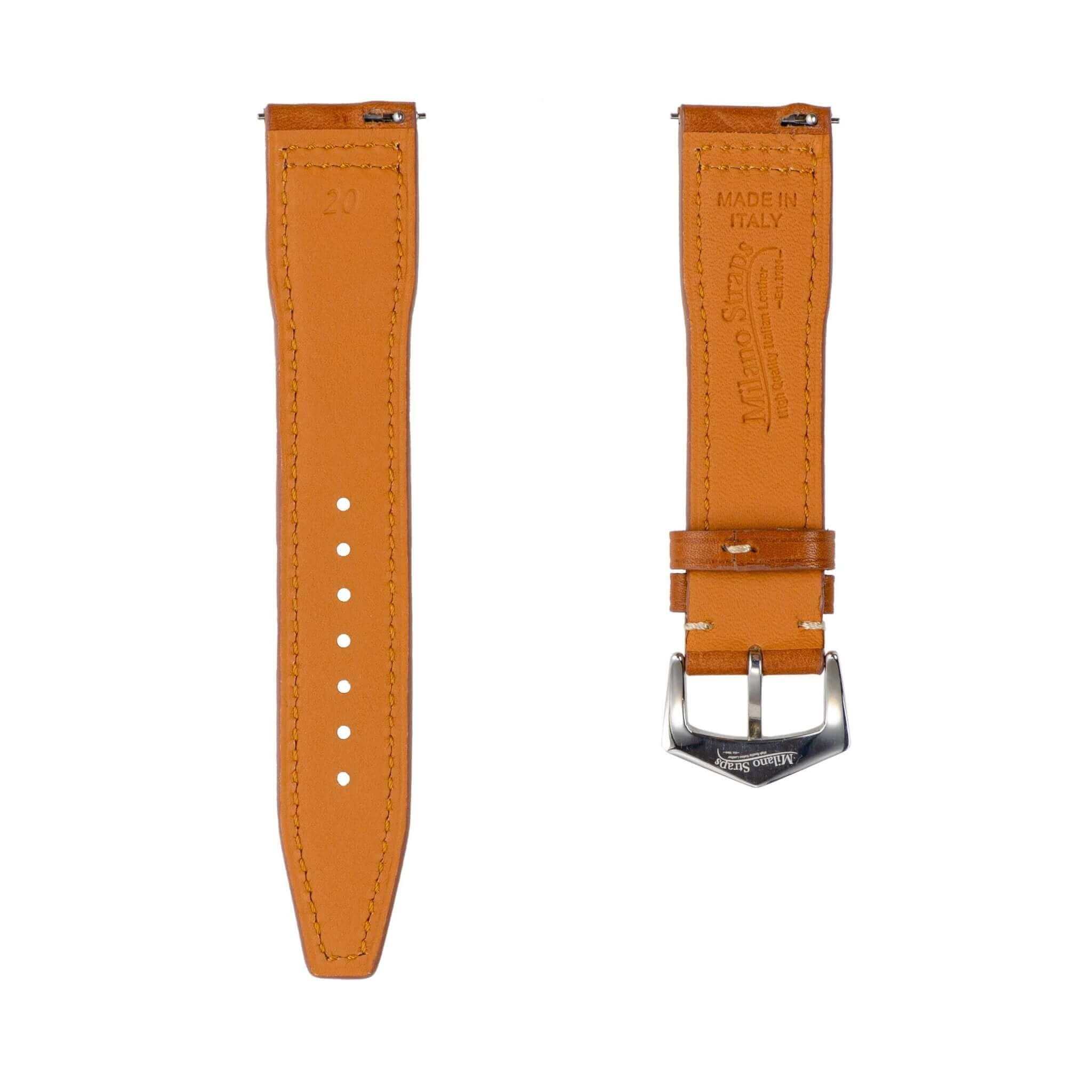 Best Brown Novonappa IWC Pilot Style - watch Band- Milano Straps