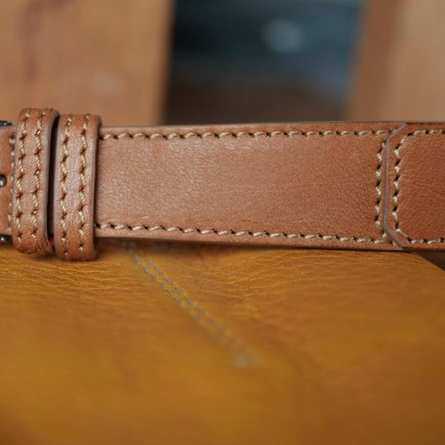 Best Cognac Grand Cavalier Cuir Watch Strap