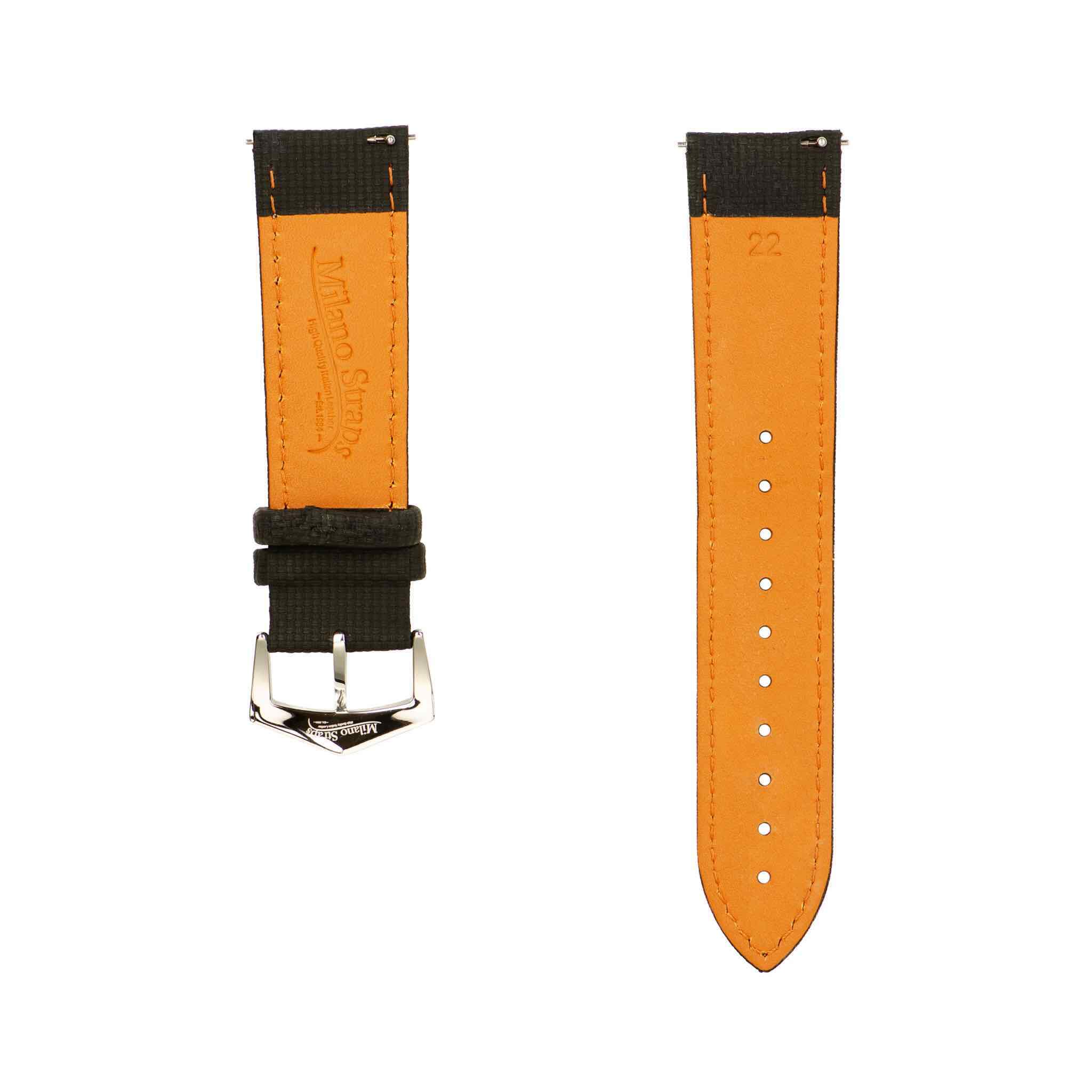 Milano Straps handmade vintage leather strap for luxury watches.
