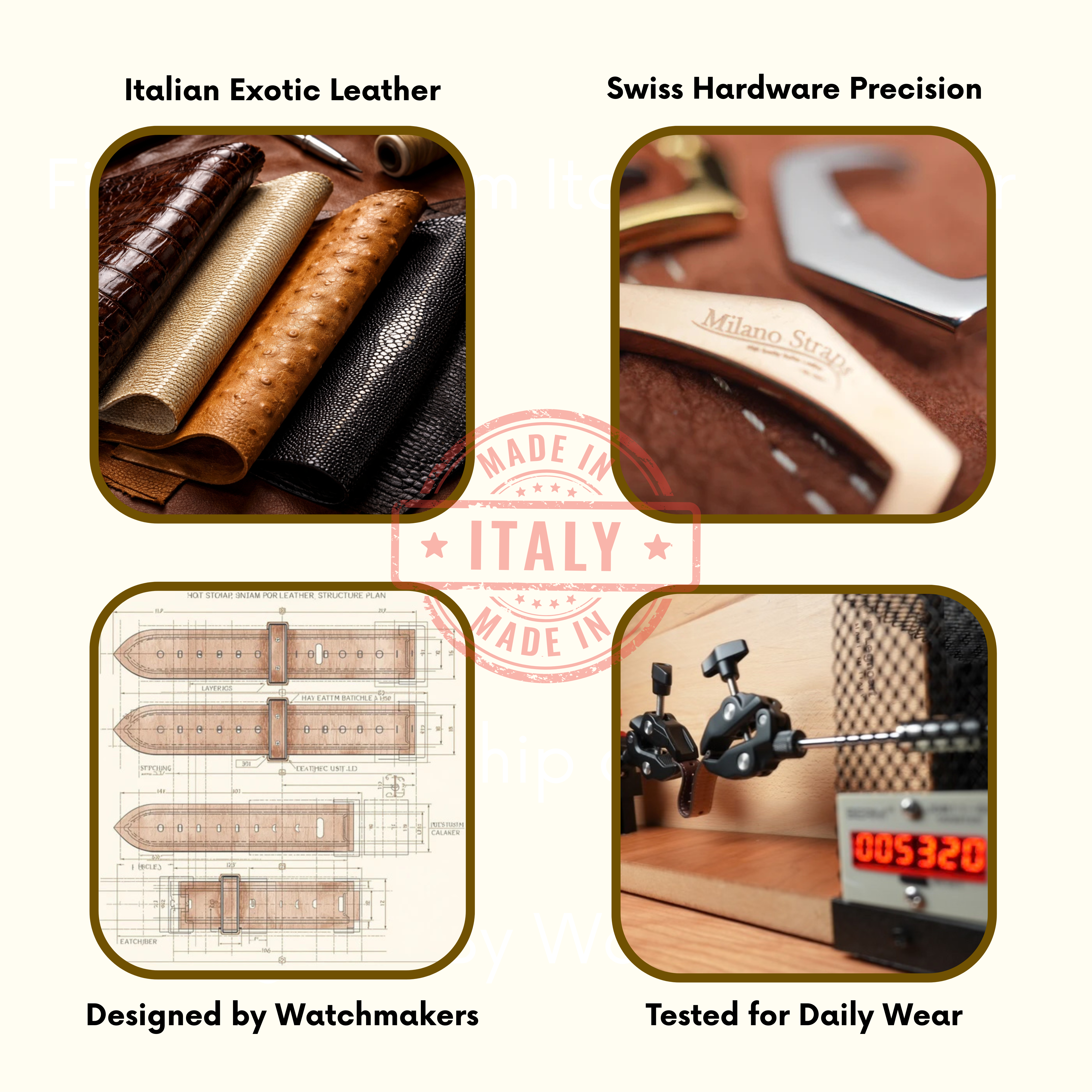 Sting Ray Uhr Band Grün