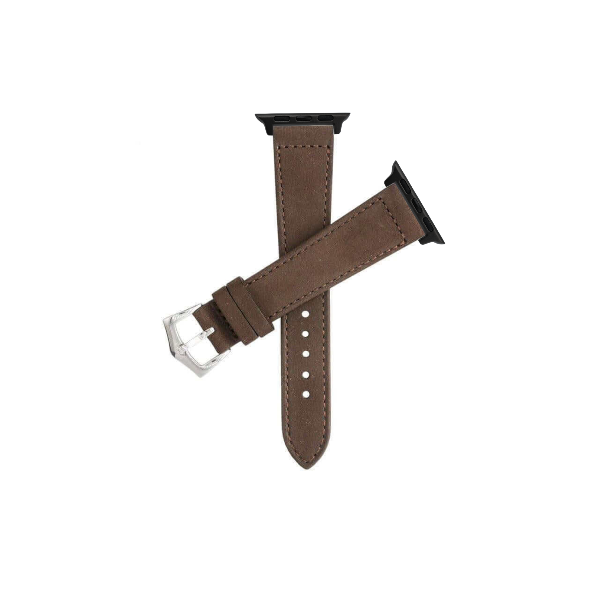 Apple Watch Leather Band Brown Nabuck