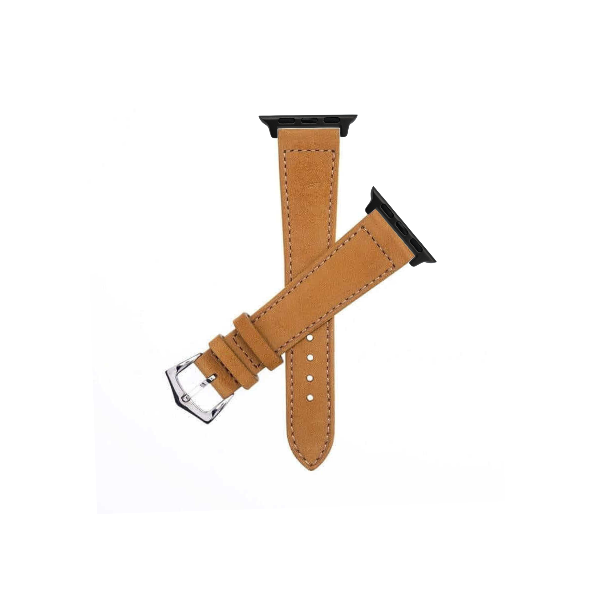 Apple Watch Cognac Nabuck Leather Watch Strap