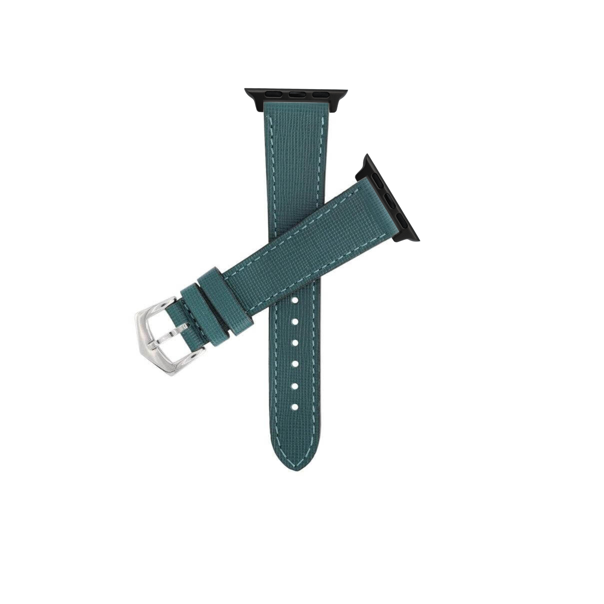 Apple Watch Leather Strap Green Saffiano
