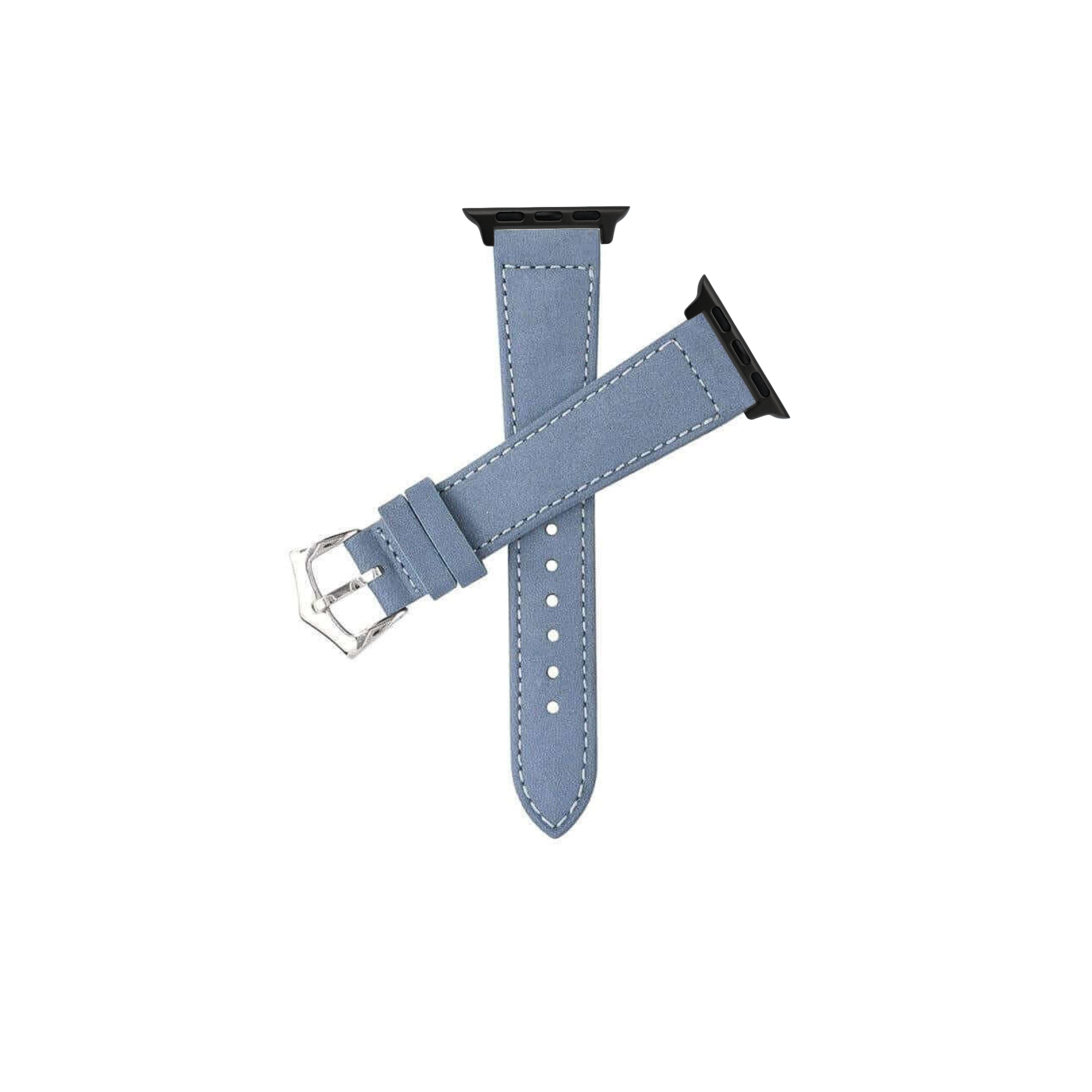 Apple Watch Leather Denim Nabuck Band