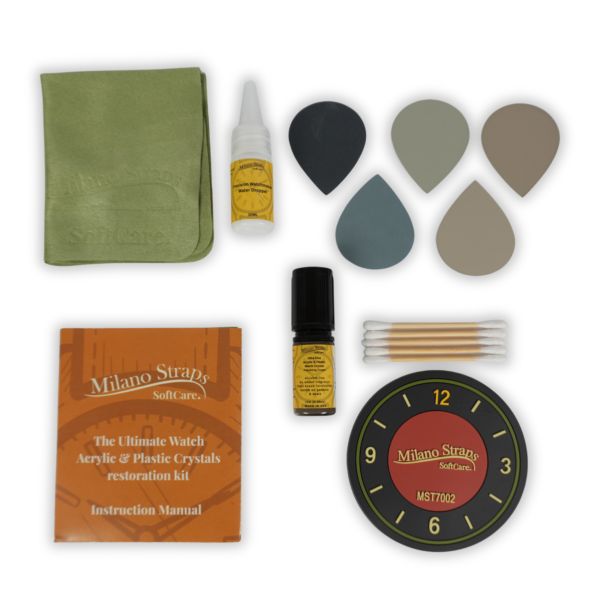 The Ultimate Watch Acrylic and Plastic Crystal Restoring Kit by Milano Straps