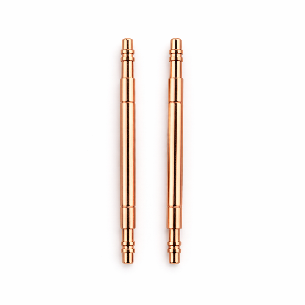 Modern Rolex Rose Gold Spring Bars 20mmx1.5mm Premium Swiss Standard - One Pair