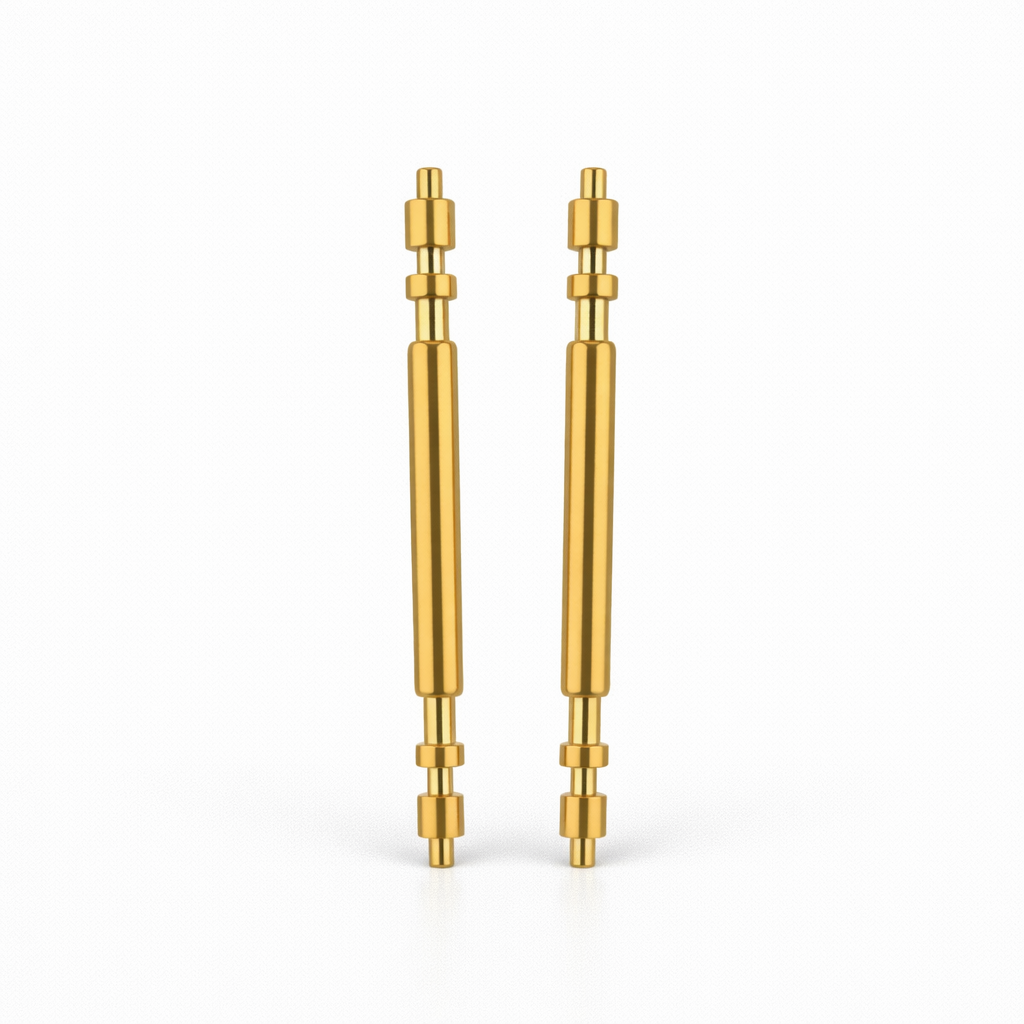 Rolex watch spring bars set for securely attaching bracelets and watch straps on compatible Rolex models