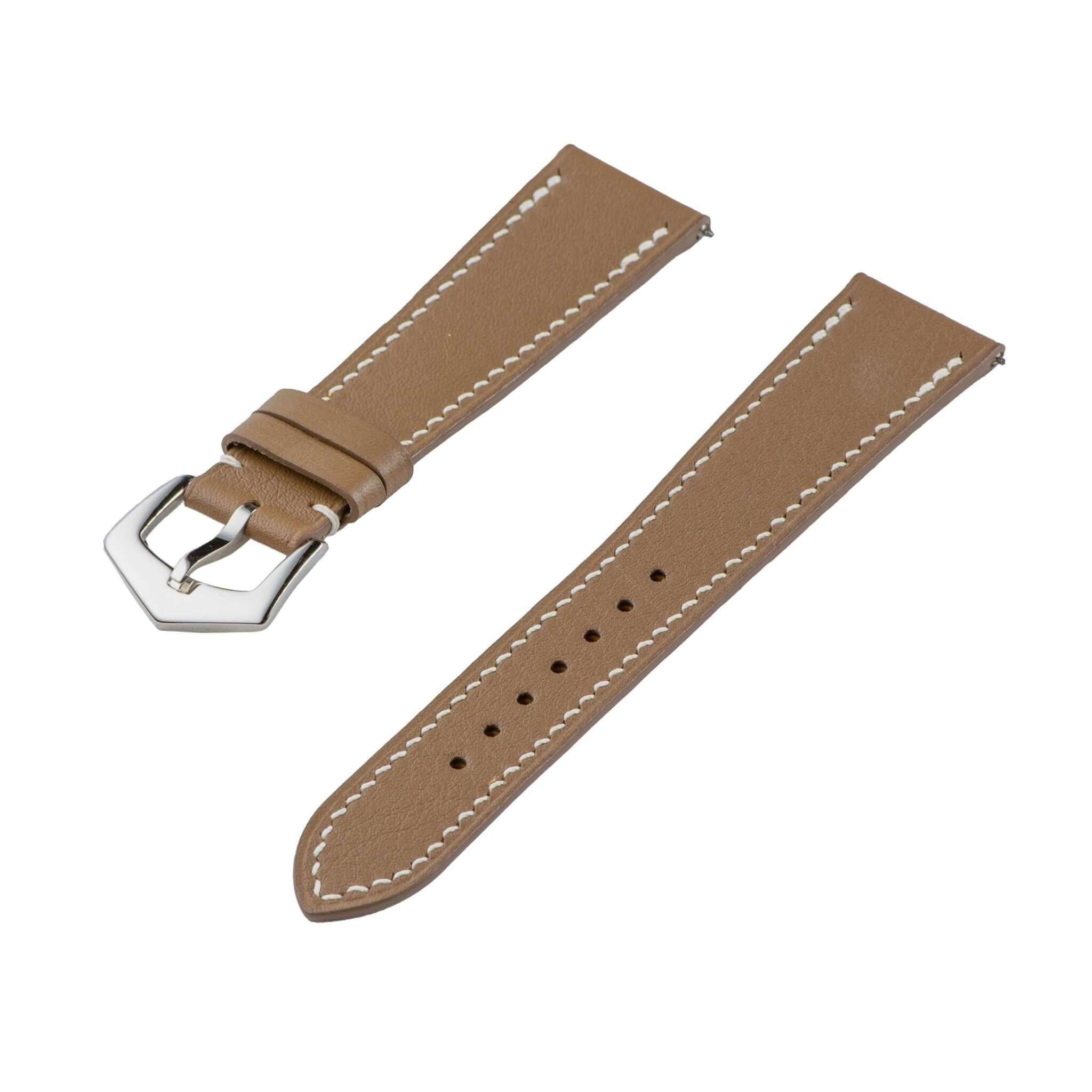 Toupe Swift Leather Watch Strap - Leather strap- Milano Straps