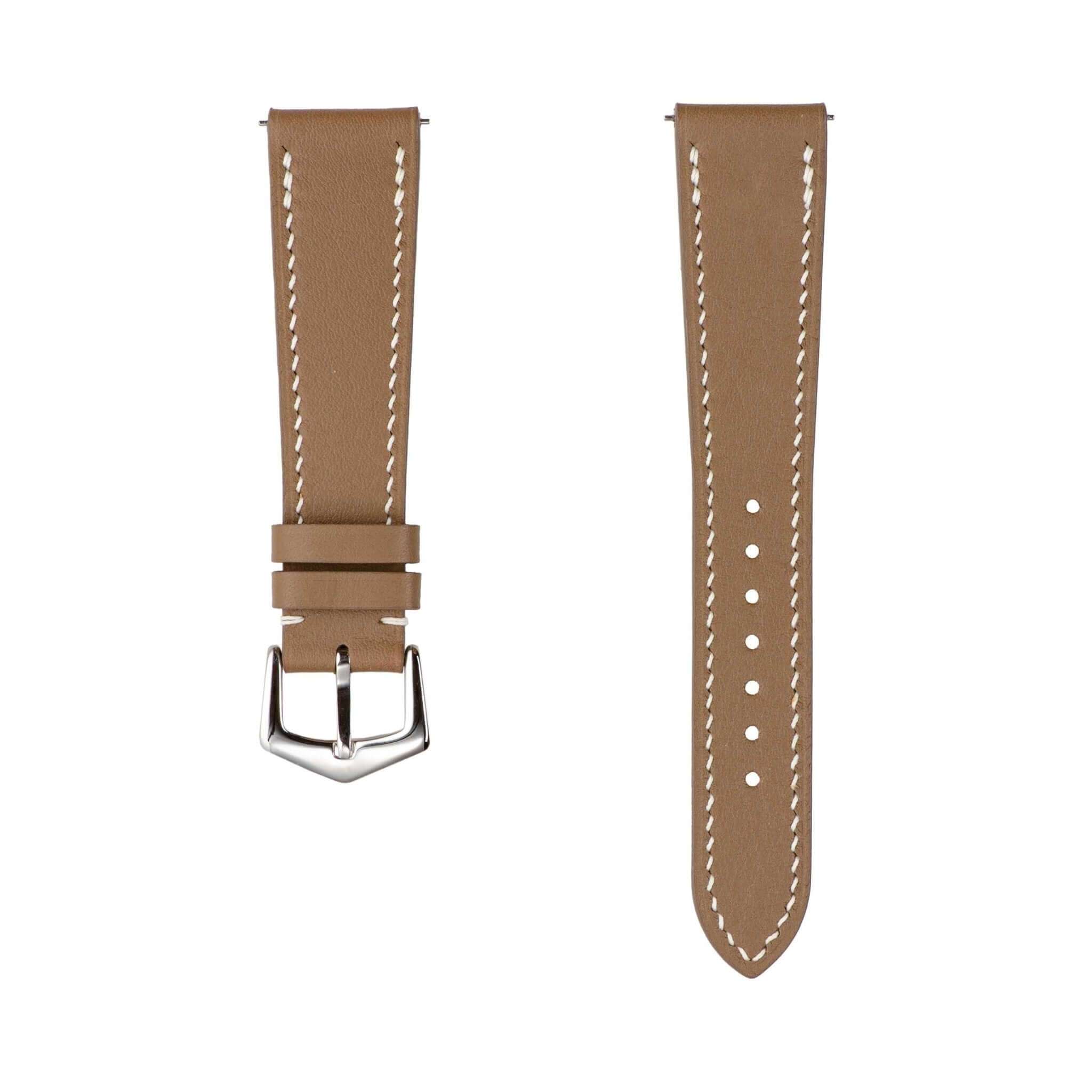 Toupe Swift Leather Watch Strap - Leather strap- Milano Straps