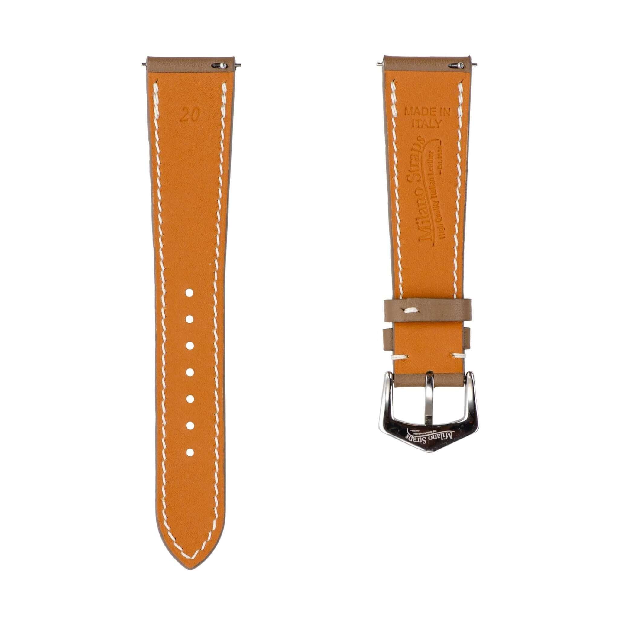 Toupe Swift Leather Watch Strap - Leather strap- Milano Straps
