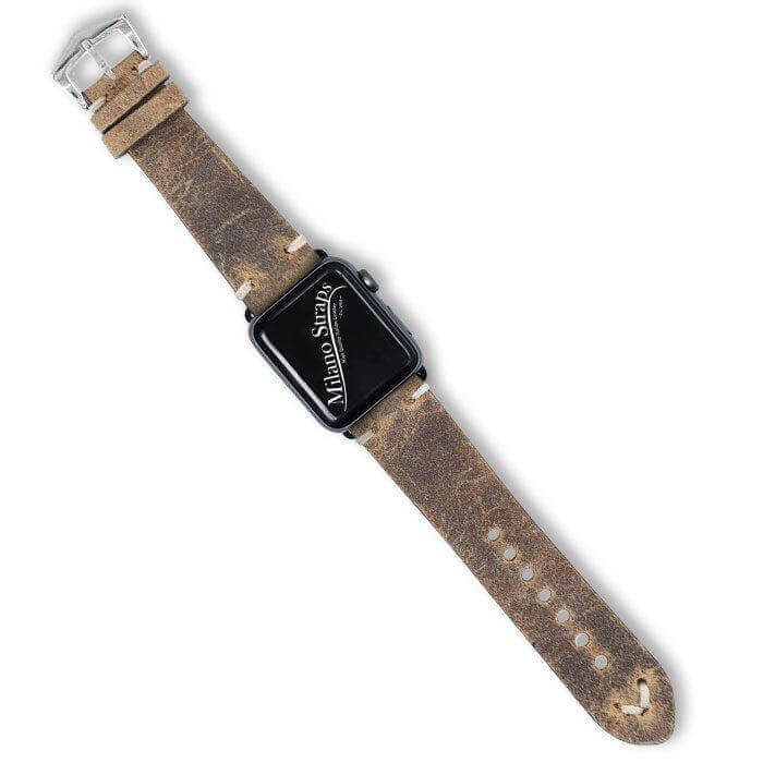 Apple Watch Leather Band ™ Mohawk Leather Vintage - Apple Watch Leather Straps- Milano Straps