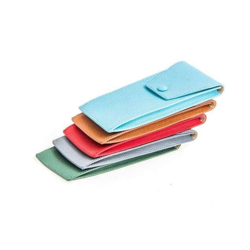Casati Milano Grey Epsom Leather Pochette - Pochette- Milano Straps