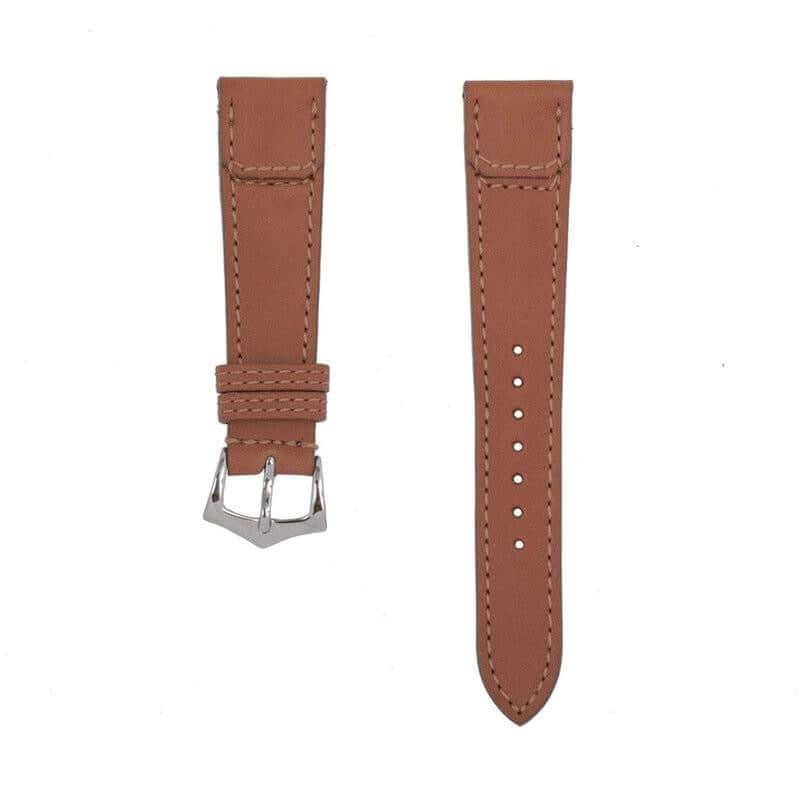 Best Cognac  Barenia Leather Watch Strap - Leather strap- Milano Straps