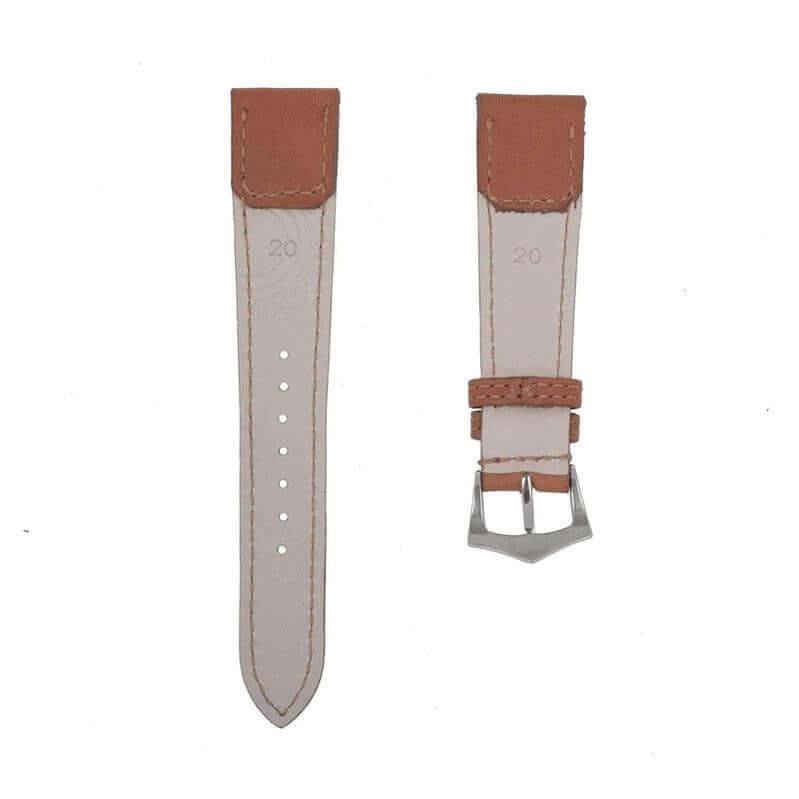 Best Cognac  Barenia Leather Watch Strap - Leather strap- Milano Straps