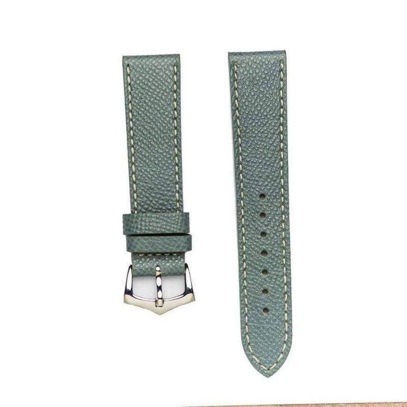 Grey Epsom Leather Watch Strap - Leather strap- Milano Straps