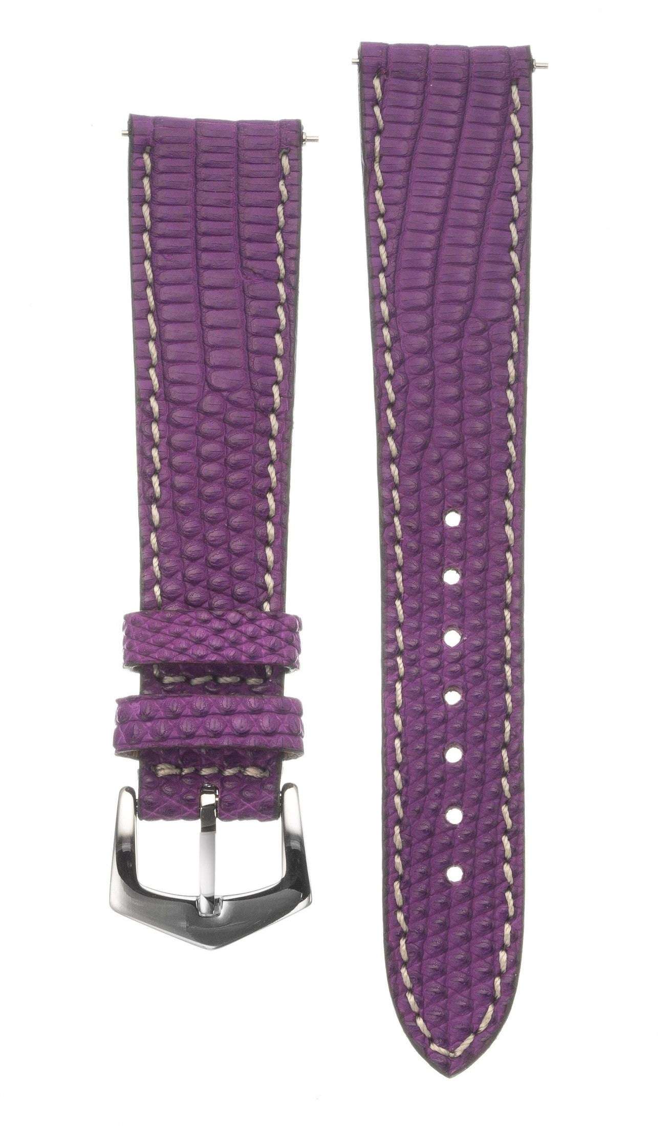 Purple Lizard Watch Strap - Leather strap- Milano Straps